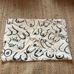 Gravel and Gold Boob Pillowcase